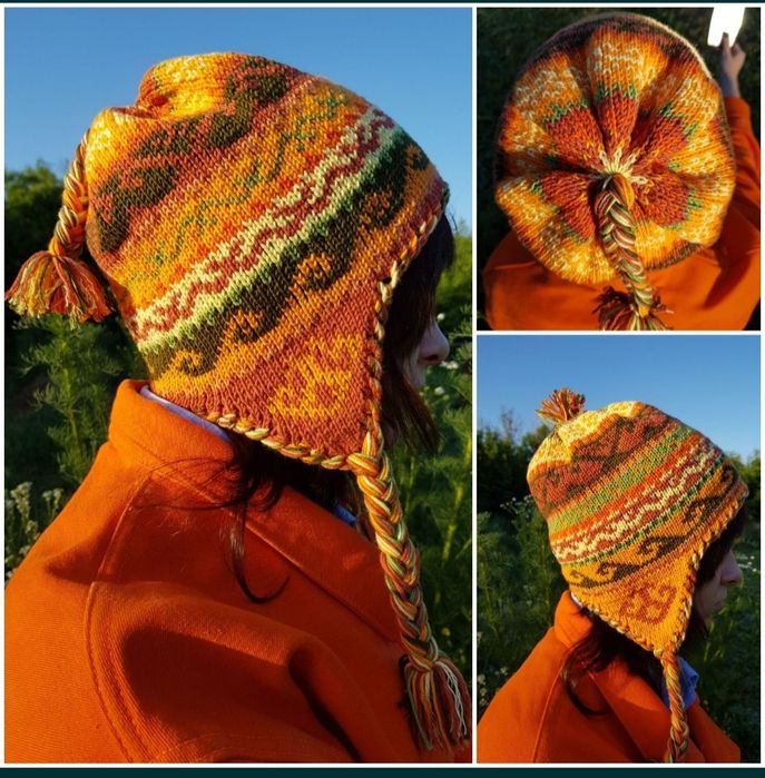 Яркая шапка для ярких людей