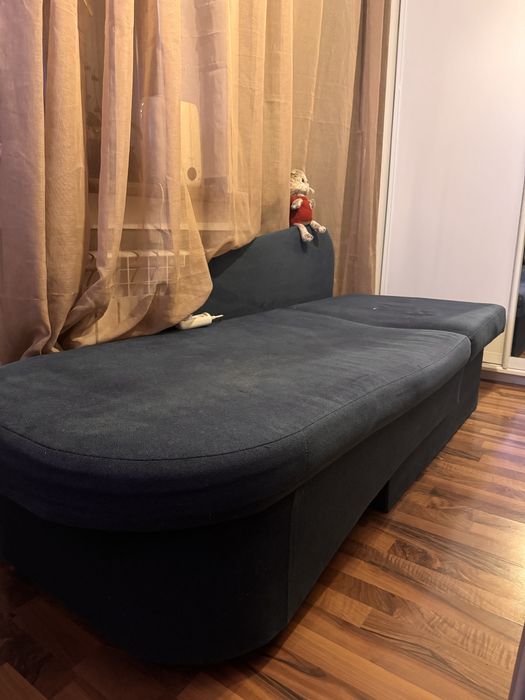 Софа раскладная синяя