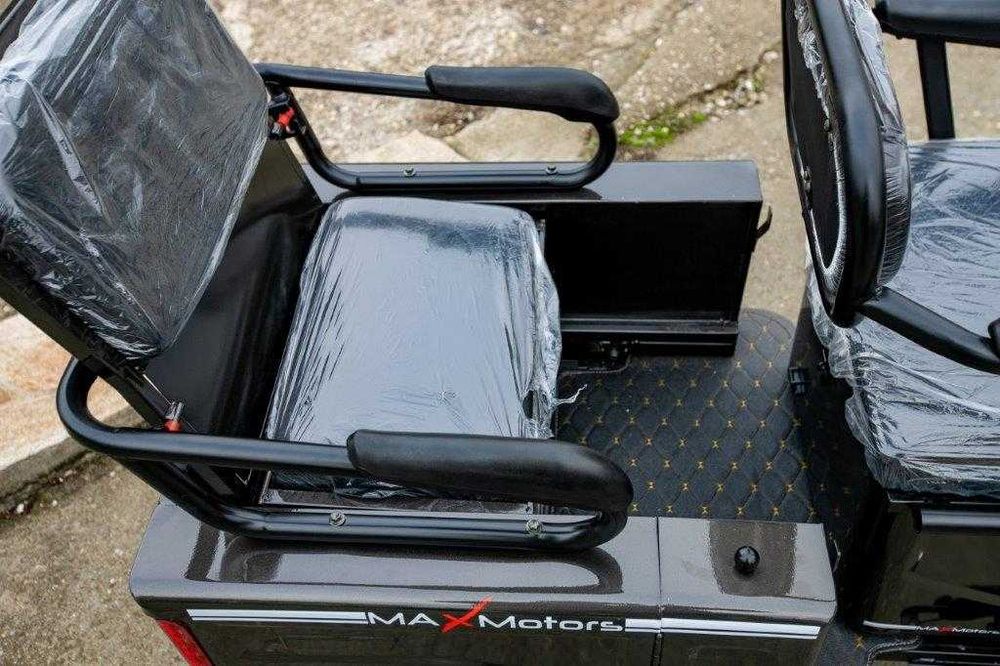 Електрическа Двуместна Триколка CARGO LUX 1500W - GRAY