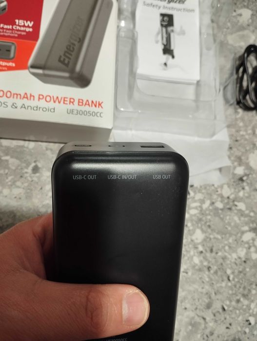 Външна батерия Energizer 30 000mah - нова