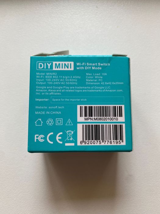 Smart реле Sonoff MINIR2 wi-fi