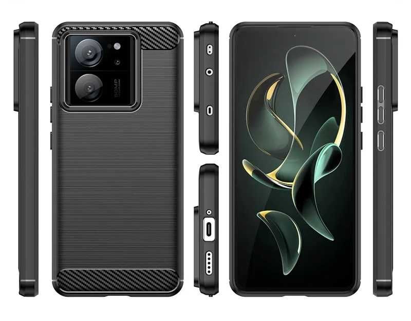 Xiaomi 13T / 12T / 11T Pro - Удароустойчив Кейс Гръб CARBON