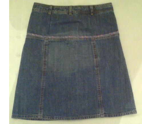 fusta de blugi Stefanel, noua, S