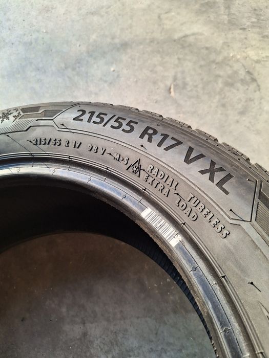 2 Anvelope m+s 215 55 r17 Barum