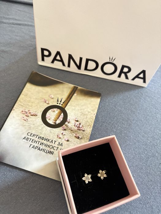 Оригинални обеци Pandora – модел “Timeless Flower”