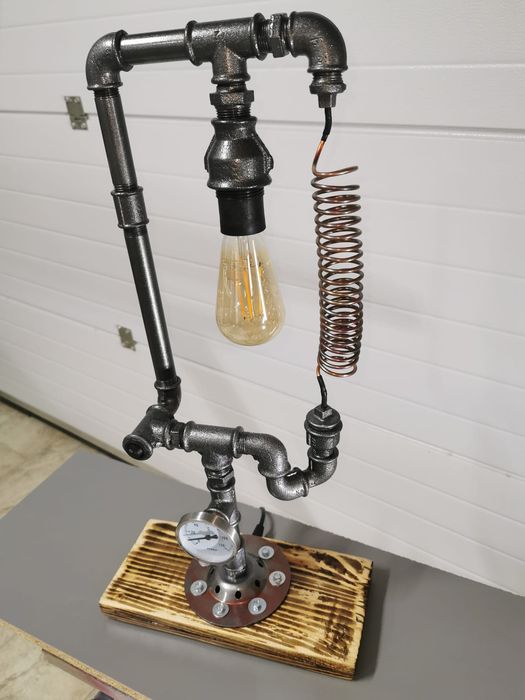 Lampa steampunk industrial, ideala pasionați, baruri, restaurante etc.