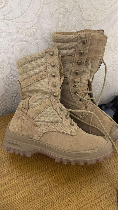 Берцы летние бежевые