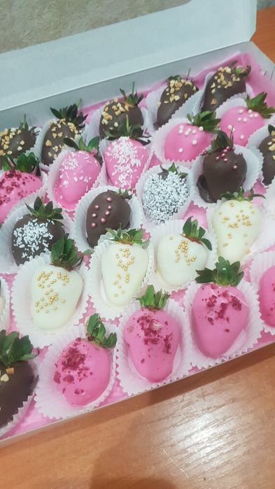 Клубника в шоколаде. Бокс 30 ягод