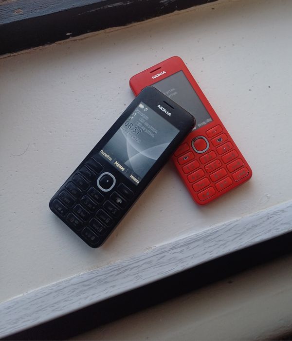 Nokia 206 состояние идеальное 2шт сатилады
