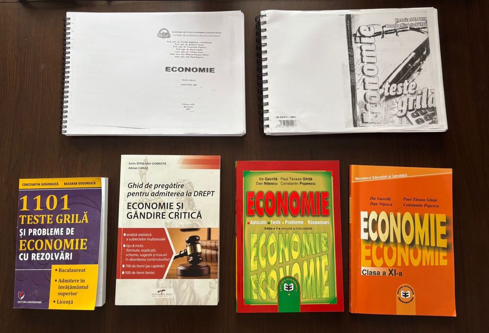 Admitere Drept UniBuc (Pachet gramatica, economie, logica)