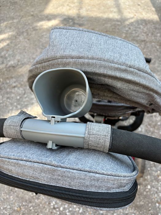 Триколка Lorelli Moovo, Grey Luxe, сива