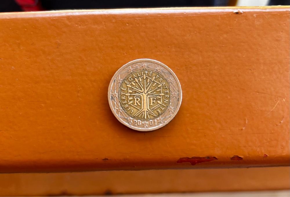 Moneda  franceza 2 euro, 2001