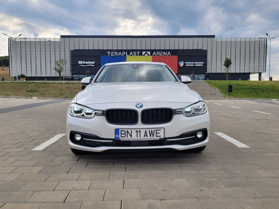 BMW 320D , Automata , 2017, Xdrive, alb perlat, piele, 151.000 km,