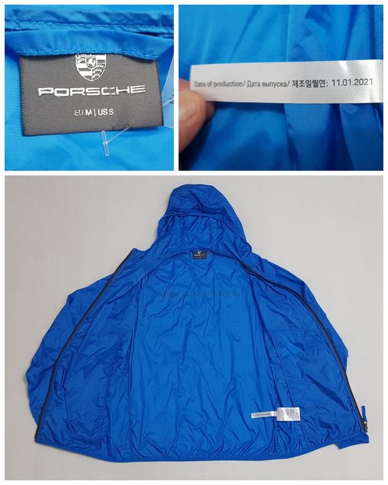 Jacheta Porsche Rainwear, foița impermeabilă ultralight, mărimea M/L