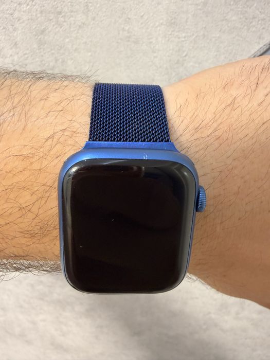 Apple watch 7/45 blue  88% bez karobka holati yaxshi