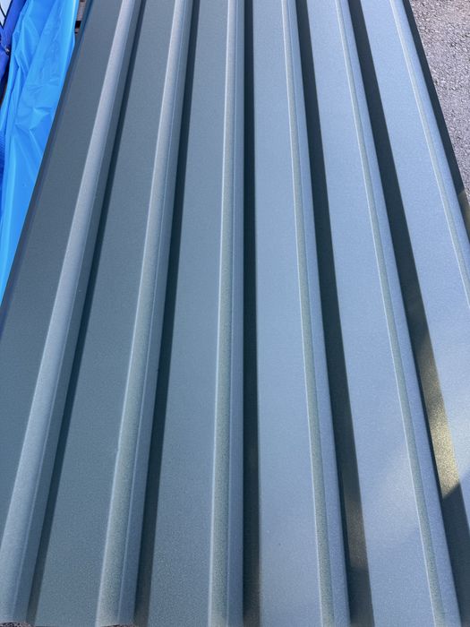 Tabla cutata gard/ acoperis verde mat