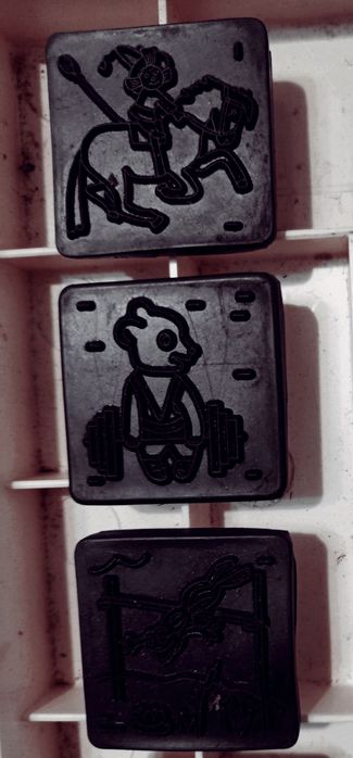 Набор детских штампиков 10 штук