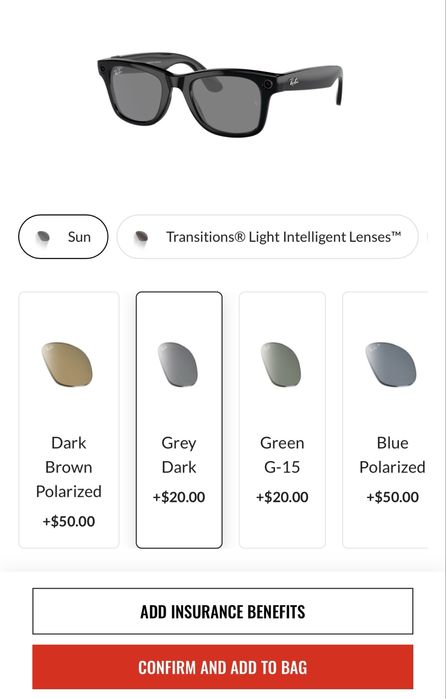 Ray‑Ban Meta Wayfarer Gen 1 – Ramă neagră lucioasă, lentile gri