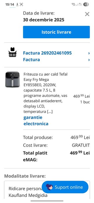 Friteuza aproape noua!