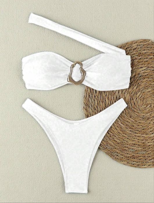 Бански комплект хит бял