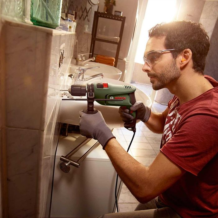 ПРОМО Нова 2г Гаранция Ударна Бормашина Bosch EasyImpact 600, 600W