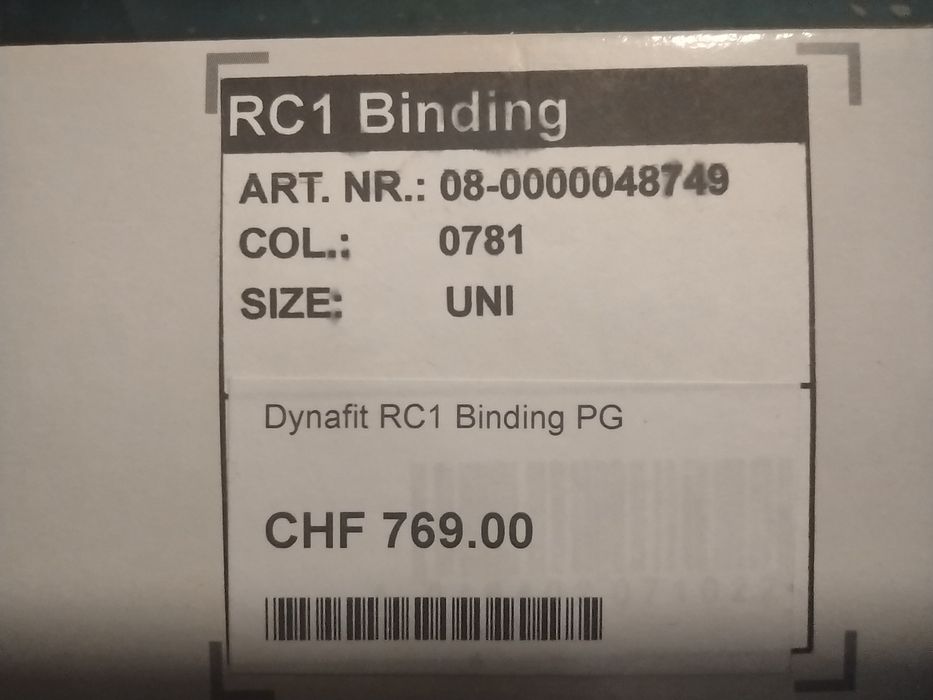 Ски туринг автомати Dynafit RC1 карбон състезателни