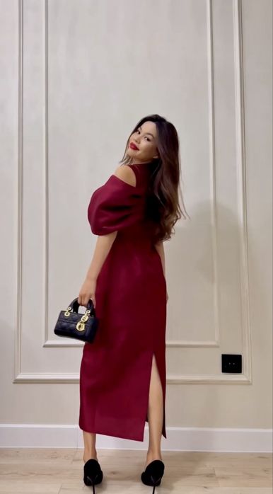 Вечернее платье XS, вишнёвое, бренд Stylish22