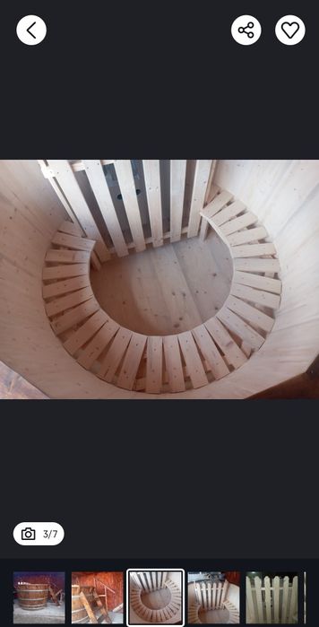 Ciubăr din lemn masiv