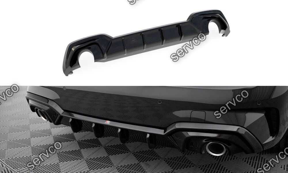 Difuzor bara spate Bmw Seria 3 G20 G21 M-Pack 2018-2022 v22 - Maxton