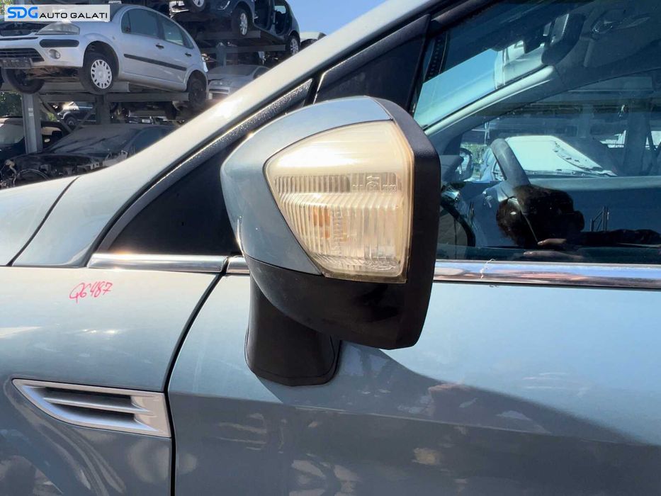 Oglinda Electrica Stanga cu Lumina Ambientala Fara Pliere Rabatare Ford Kuga 1 2008 - 2013 Culoare Albastru M8 [Q6514]