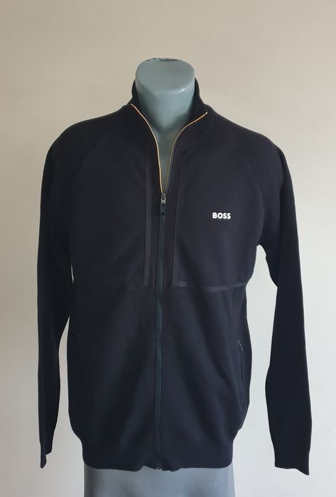 Hugo Boss  Full Zip Cotton Knit S M L 2XL НОВО ОРИГИНАЛ Мъжки  Жилетки