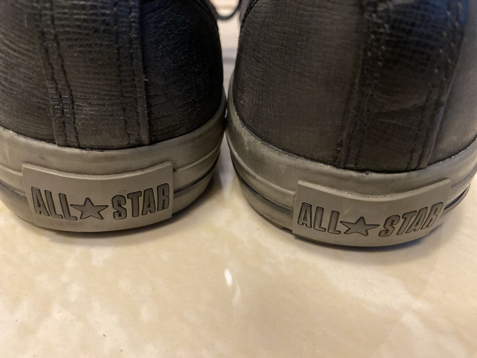 Ghete Converse All Star piele nr 44, groase, stare foarte buna