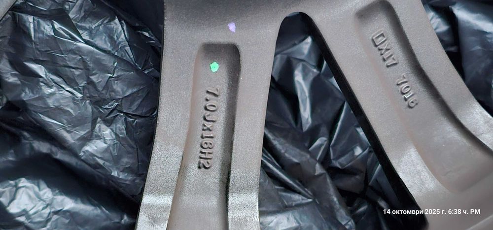 Джанти със гъми Oxxo Liberty gunmetal 7x16 ET35 - LK5/112 ML66.6