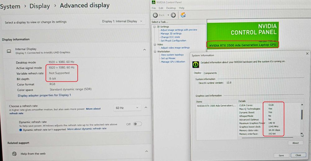 Dell Precision 7780/Core i7-13850HX/RTX Ada 3500 12GB/32GB RAM/1TB SSD