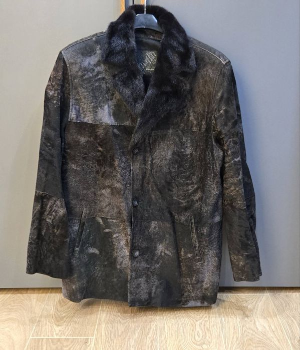 Мъжко яке от естествена кожа