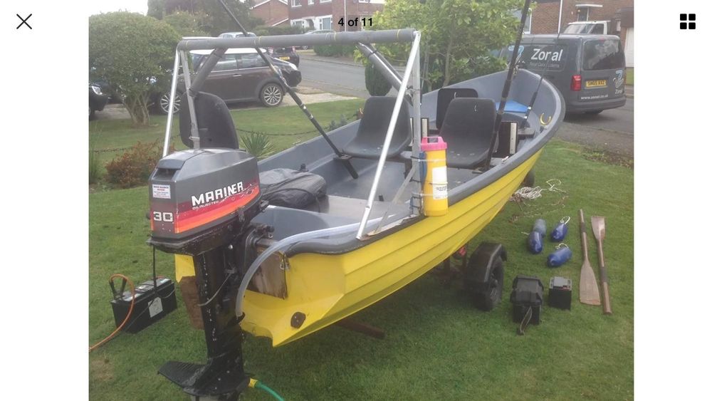 Лодка,двигател,колесар