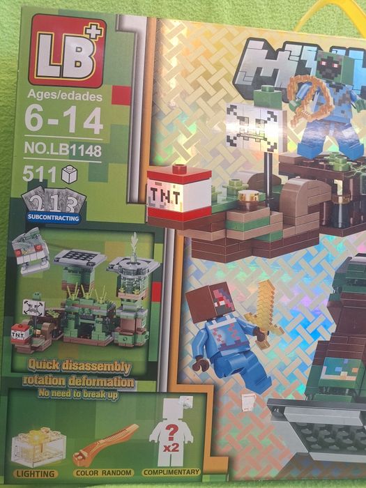 Minecraft огромен конструктор -  511 ел
