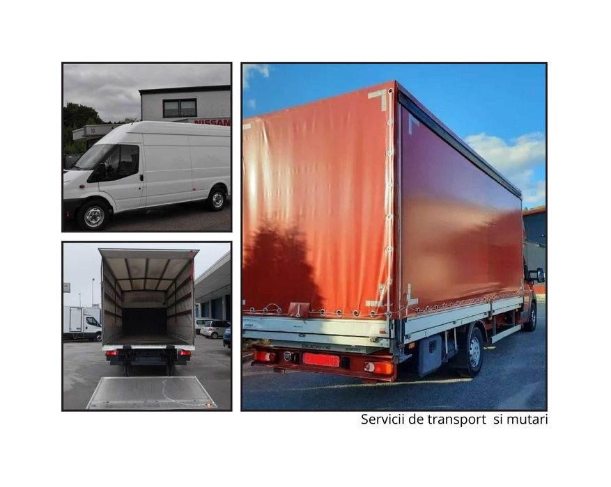 Oferta 150-350 lei/cursa mutari transpoturi inchiriere duba cu sofer