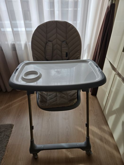 Столче за хранене KinderKraft - Lastree, дървесно