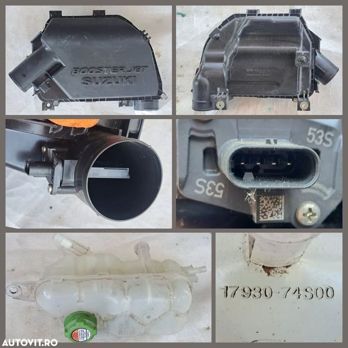 -2- Anexe Suzuki Vitara 1.4 BoosterJet Hybrid K14D 2015-Prezent Cutie filtu de aer vas expansiune instalatie electrica motor catalizator furtun turbo