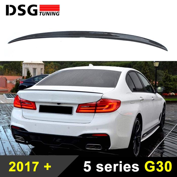 Eleron Lip Codita Portbagaj BMW G30 Slim Negru lucios