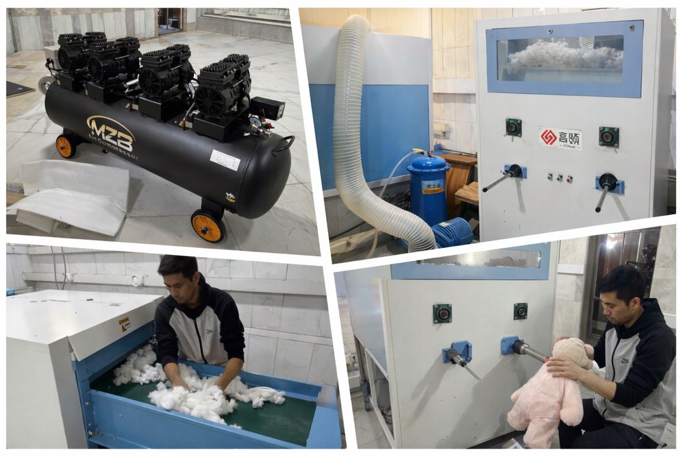 Продаётся новое оборудование для производства мягких игрушек.