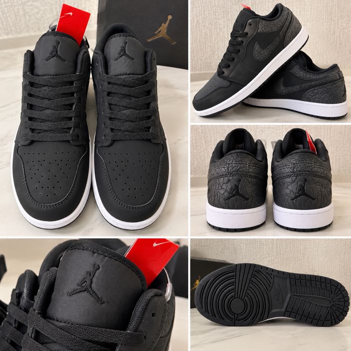 Новые чёрные кроссовки Jordan