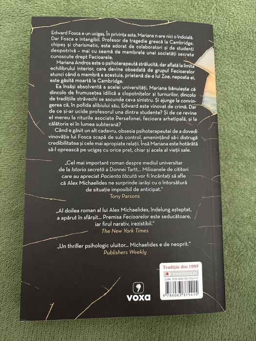 Carte fecioarele - alex michaelides