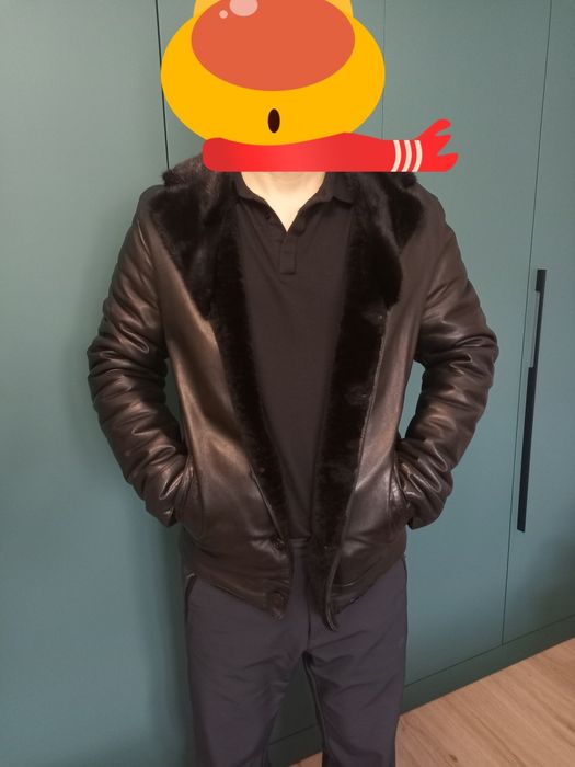 Дублёнка кожаная