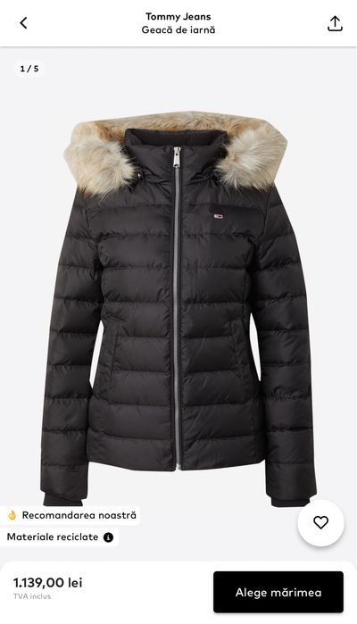 Geaca Tommy Jeans Nouă