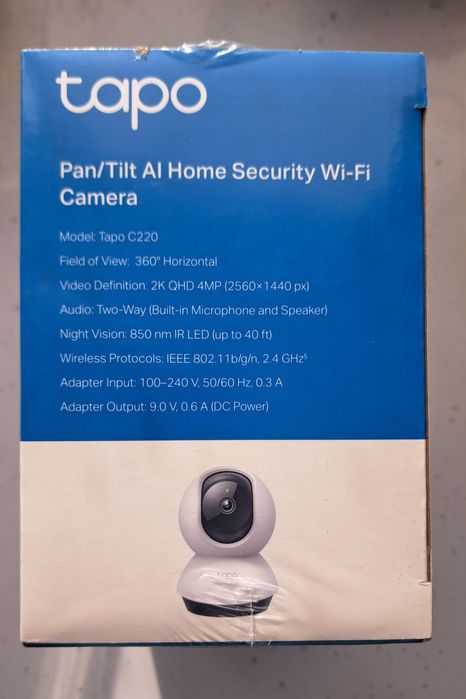 Vand camera supraveghere interior SIGILATA 2k wireless  TAPO TP-LINK
