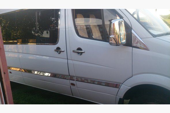 manere usi inox mercedes sprinter 2006-2014 husa capota,oglinzi crom