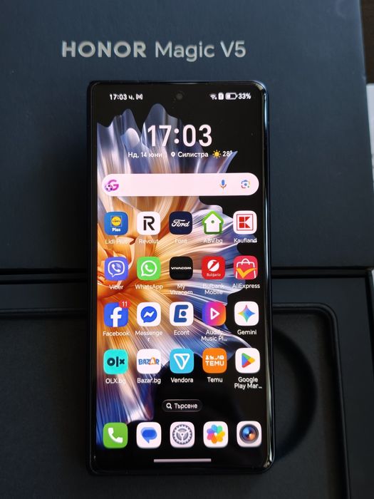 Honor Magic V5 16/512 отличен с гаранция