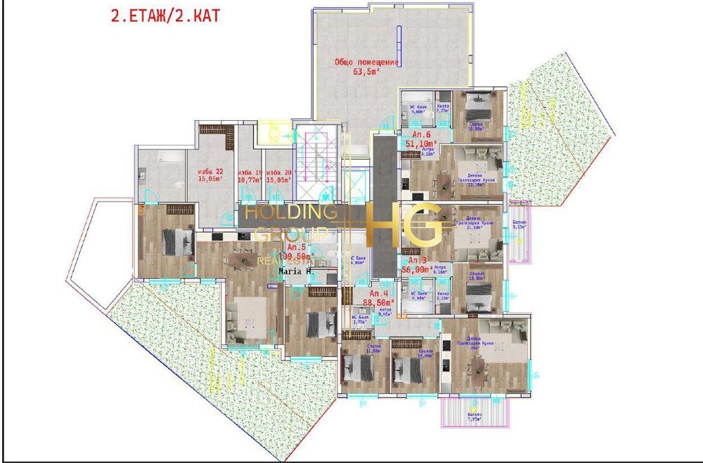 2-стаен в Варна-Виница площ 66 цена 108000